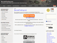Tablet Screenshot of barcodetrading.com